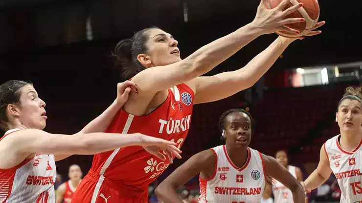 A Millî Kadın Basketbol Takımı, İsviçre’yi Farklı Geçti!