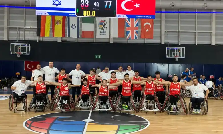 U23 Tekerlekli Sandalye Basketbol Milli Takımı’ndan İsrail’e tarihi fark 111-27!