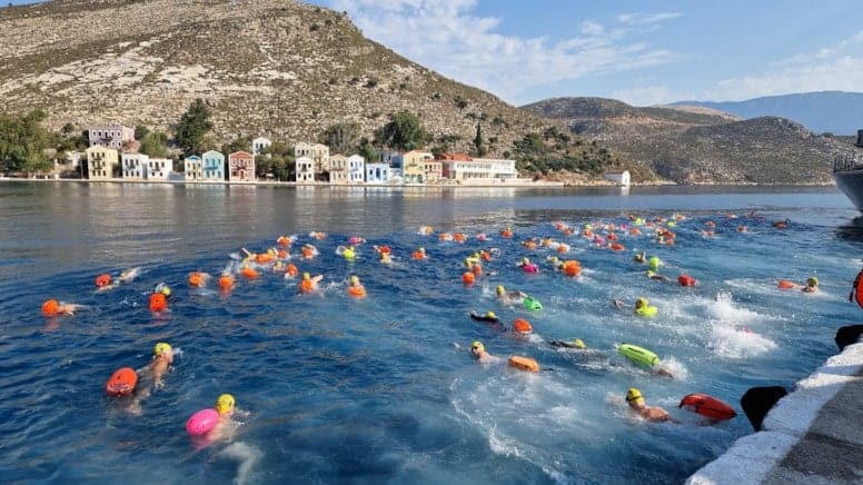 Uluslararası Meis-Kaş Yüzme Yarışı Tamamlandı Şampiyonlar Fotios Diakodimitris ve Yaprak Özdemir