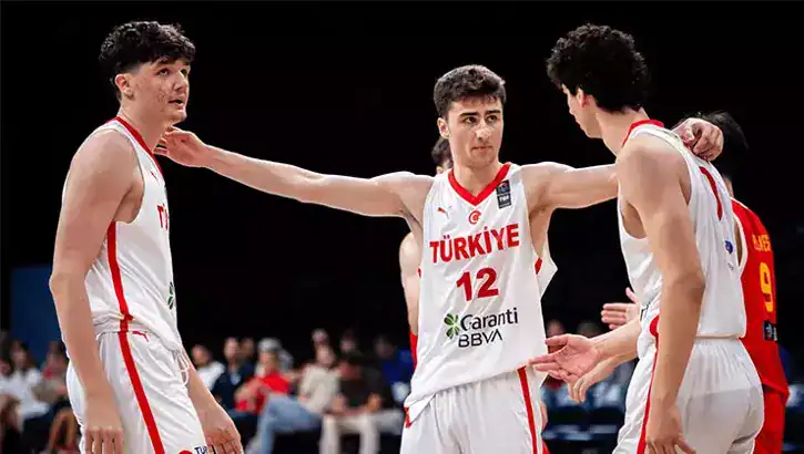 U18 Erkek Basketbol Milli Takımı Çeyrek Finalde Elendi