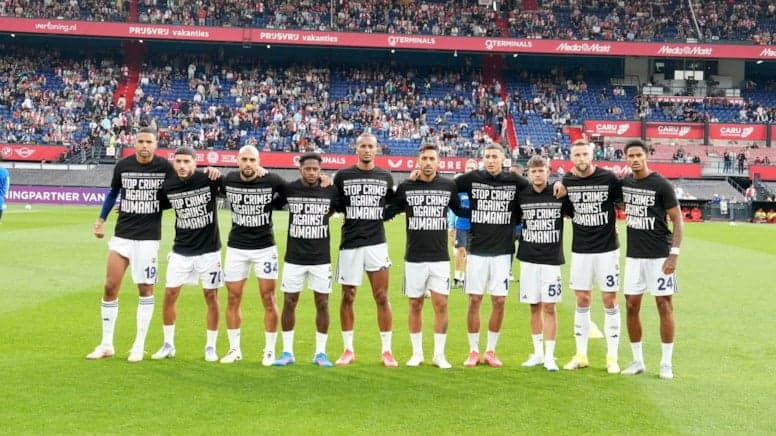 Fenerbahçe’den Gazze’ye Anlamlı Destek Feyenoord Maçı Öncesi Mesaj Verdiler