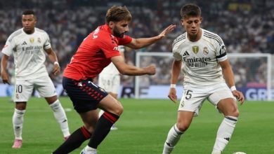 Real Madrid, sahasında Osasuna'yı