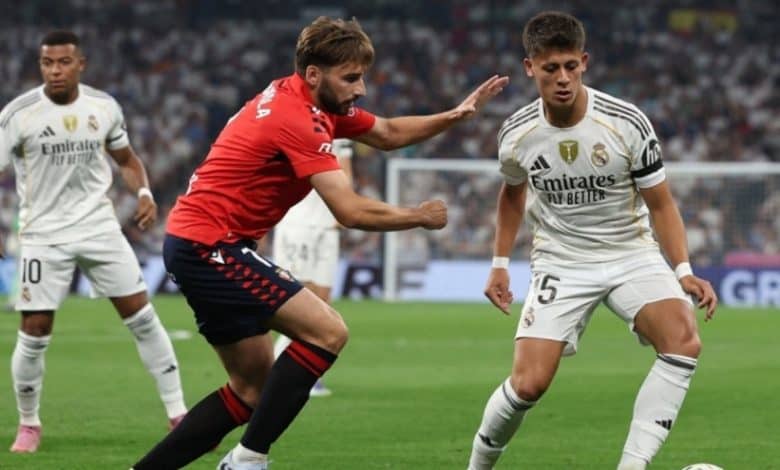 Real Madrid, sahasında Osasuna'yı
