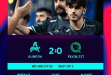 Aurora, FlyQuest’i 2-0 Mağlup Ederek Son 32 Turu’nda Gücünü Gösterdi