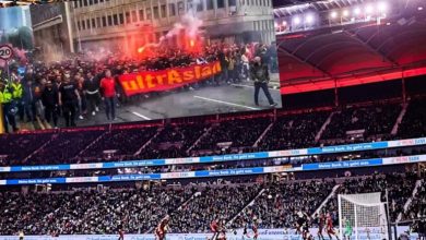 Frankfurt tribünlerinde Galatasaraylı akını!