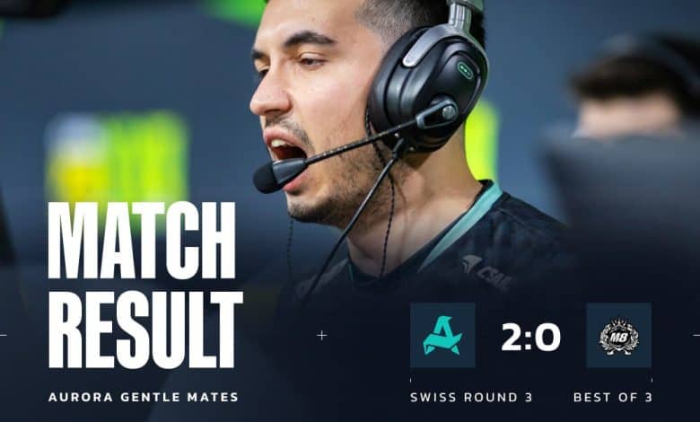 Aurora, Gentle Mates’i 2-0’la Geçti ESL Pro League S22 Swiss Round 3