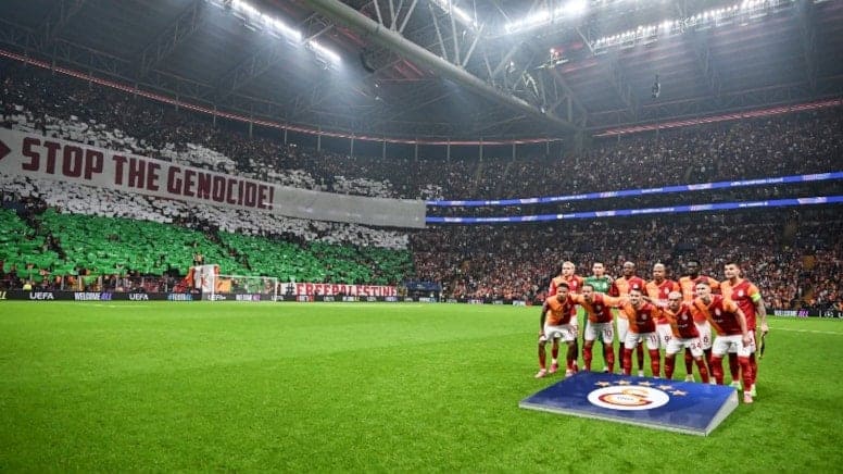 Galatasaray'a UEFA'dan Filistin Pankartı Nedeniyle Ceza Tehlikesi!