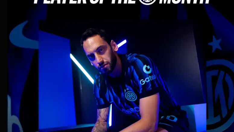 Hakan Çalhanoğlu, Inter'de Ekim Ayının Oyuncusu Seçildi 4 Golle Zirvede!