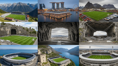 Suda, kayada ve denizden yükseklerde Dünyanın en sıradışı futbol stadyumları