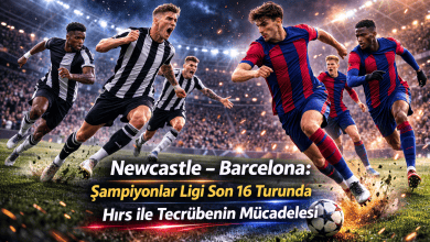 Newcastle – Barcelona Şampiyonlar Ligi Son 16 Turunda Hırs ile Tecrübenin Mücadelesi