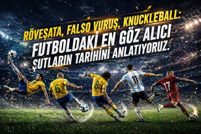 Röveşata, falso vuruş, knuckleball: futboldaki en göz alıcı şutların tarihini anlatıyoruz. 1 Röveşata, falso vuruş, knuckleball futboldaki en göz alıcı şutların tarihini anlatıyoruz.