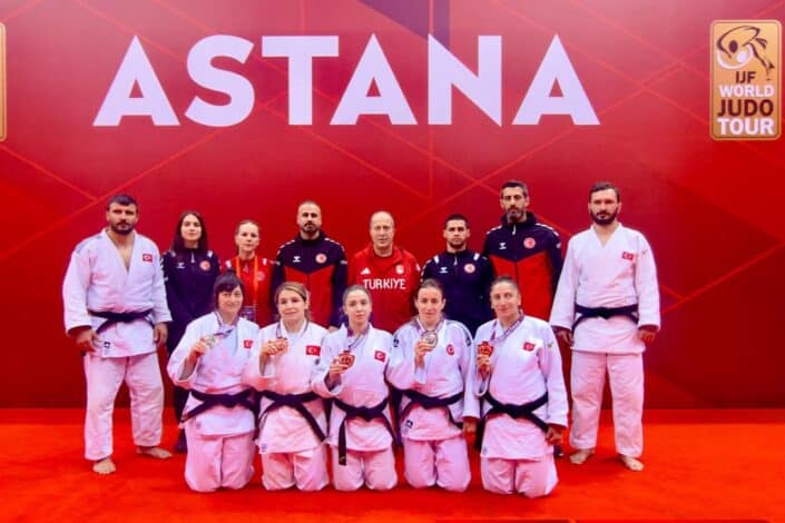 Türkiye Görme Engelliler Judo Milli Takımı Astana'dan 5 Madalya İle Dönüyor