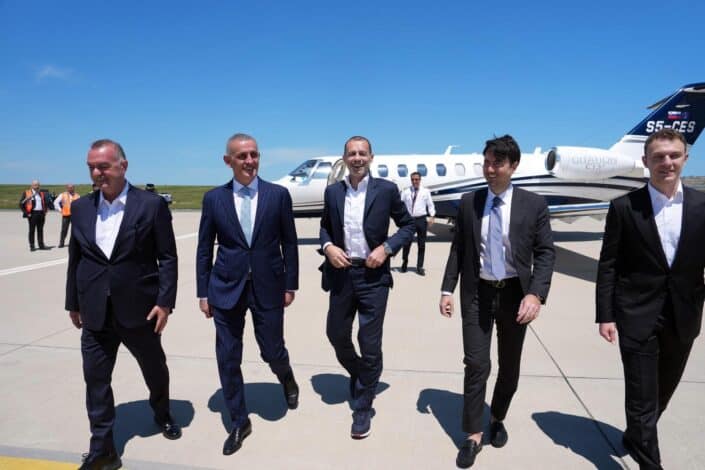 UEFA Başkanı Aleksander Čeferin İstanbul'a Geldi