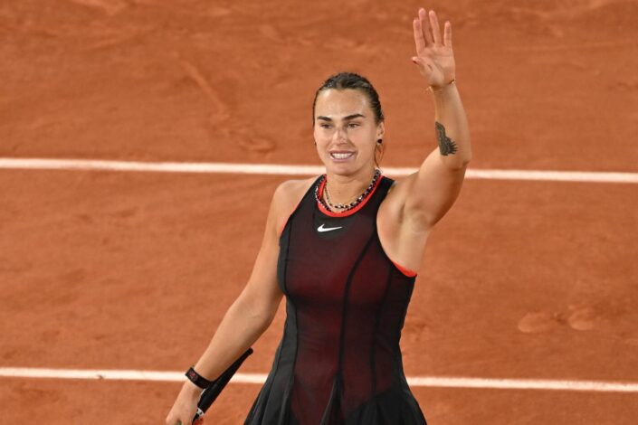 Aryna Sabalenka Roland Garros'ta Çeyrek Finale Yükseldi