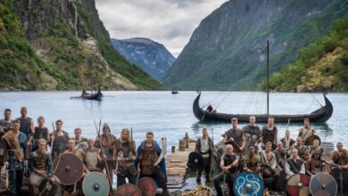 Norveç Milli Takımı'ndan Viking Temalı Fotoğraf Çekimi