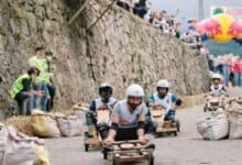 Rize Tunca'da 16. Formulaz Tahta Araba Yarışları Düzenleniyor