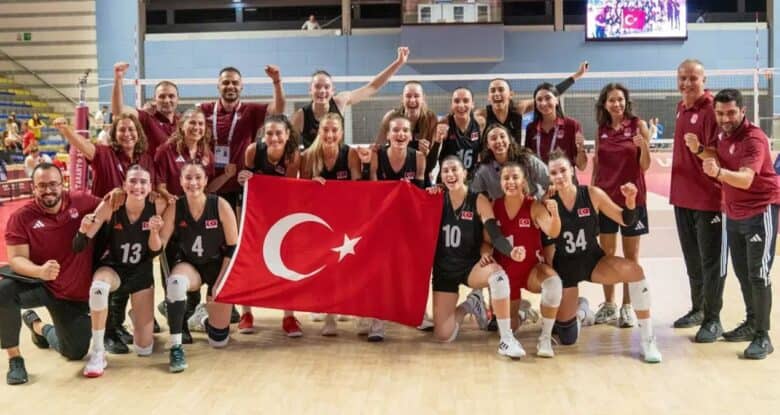 A Milli Kadın Voleybol Takımı Akdeniz Oyunları Şampiyonu