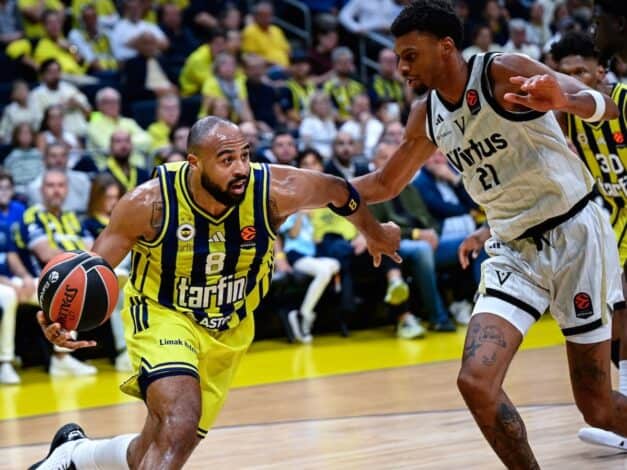 Fenerbahçe'nin Ülker Spor ve Etkinlik Salonu'nda Virtus Bologna'yı 78-68 yendiği EuroLeague maçı