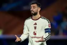 Manchester United kaptanı Bruno Fernandes