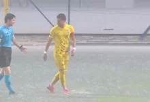 Fethiyespor ile Eyüpspor arasındaki Ziraat Türkiye Kupası maçında yoğun yağış
