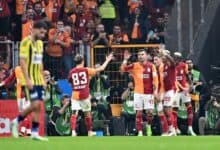 Galatasaray'ın Fenerbahçe derbisinde iki gol atan forveti Victor Osimhen