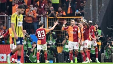 Galatasaray'ın Fenerbahçe derbisinde iki gol atan forveti Victor Osimhen