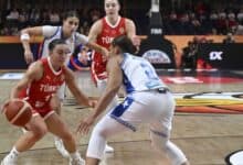 Başantrenör Frédéric Dusart yönetimindeki A Milli Kadın Basketbol Takımı oyuncuları