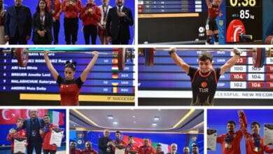 Türkiye halterde ilk gün 14 madalya ve 5 Avrupa rekoru kazandı 4 Türkiye halterde ilk gün 14 madalya ve 5 Avrupa rekoru kazandı