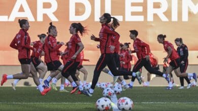 Kadın milliler Slovenya ile play-off ilk maçına Pendik'te çıkıyor
